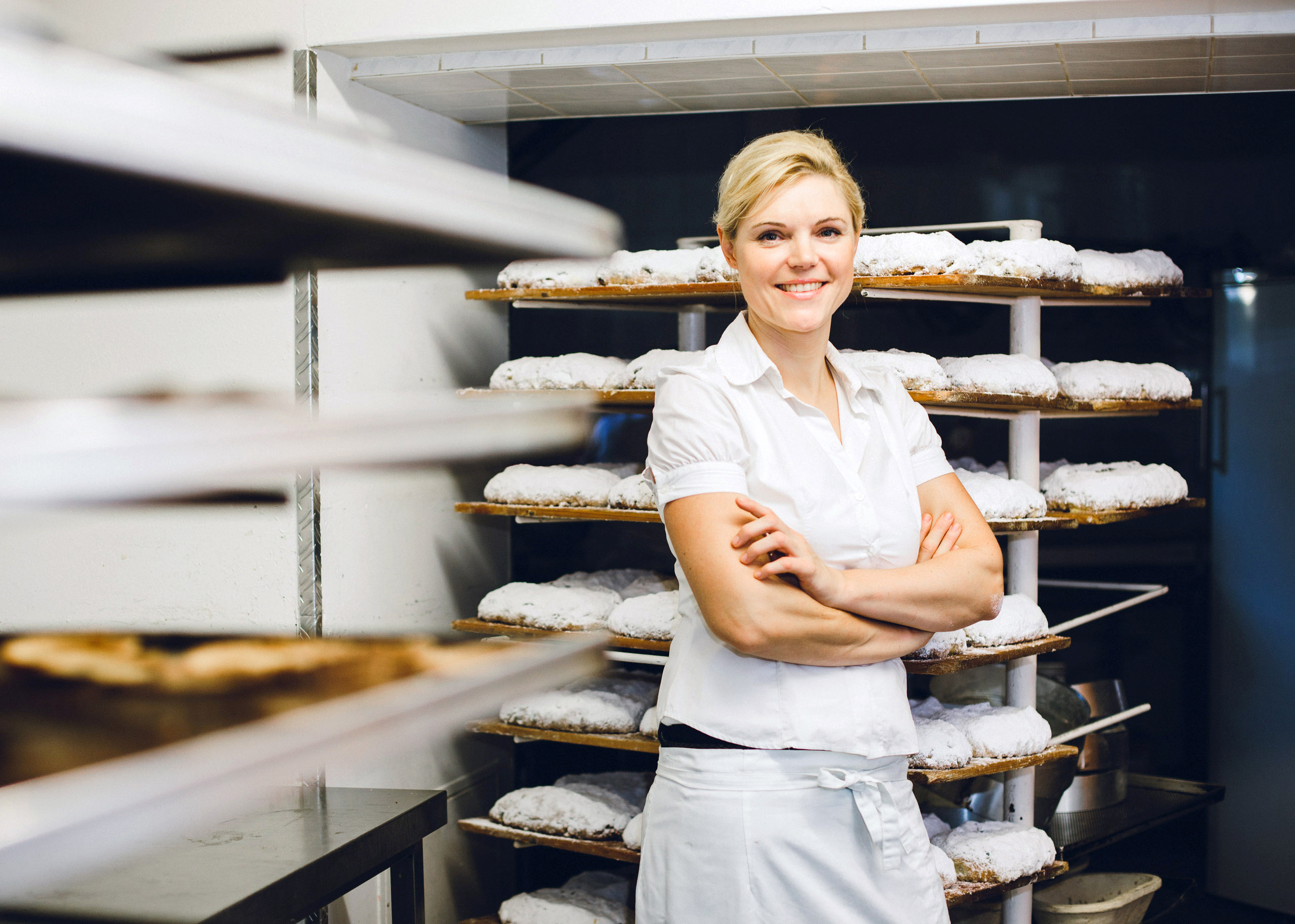 Portrait Bäckerin. Matthias Popp Fotografie. Business Fotograf im Raum Halle Saale, Leipzig, Dresden, Dessau, Bitterfeld, Wittenberg
